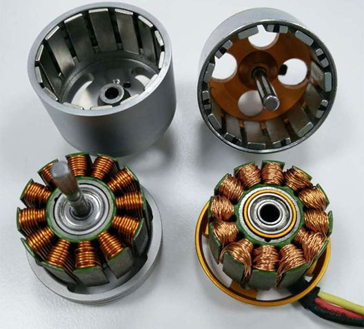 Brushless motor work and control principle