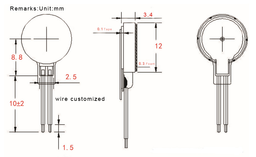 C1234 coin motor