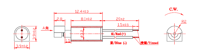 Z0308-DX vibration motor