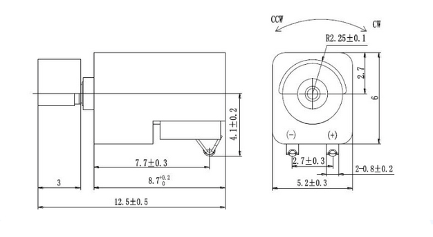 Z0408-TP vibration motor