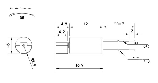 Z0612-DX vibration motor