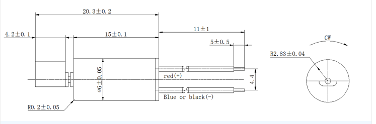 Z0615-DX vibration motor