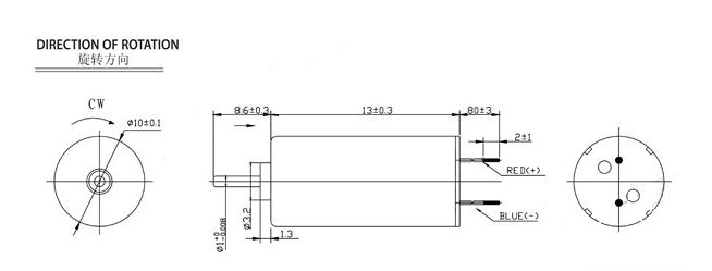 Q1013-DX micro drive motor