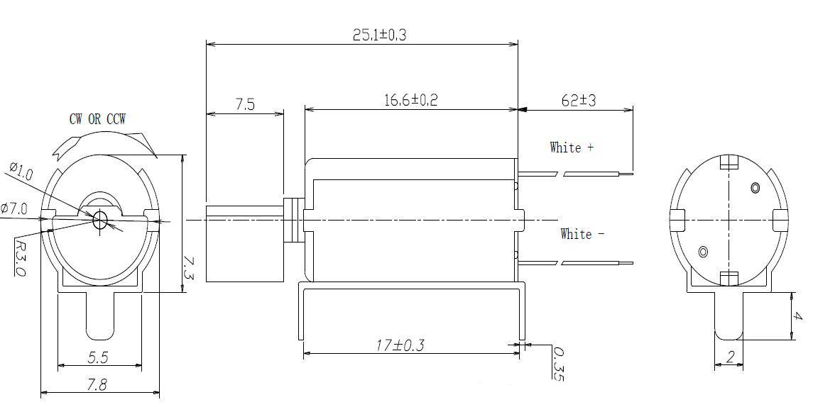 Z0716-JZ-LJ Strong Vibration DC Motor